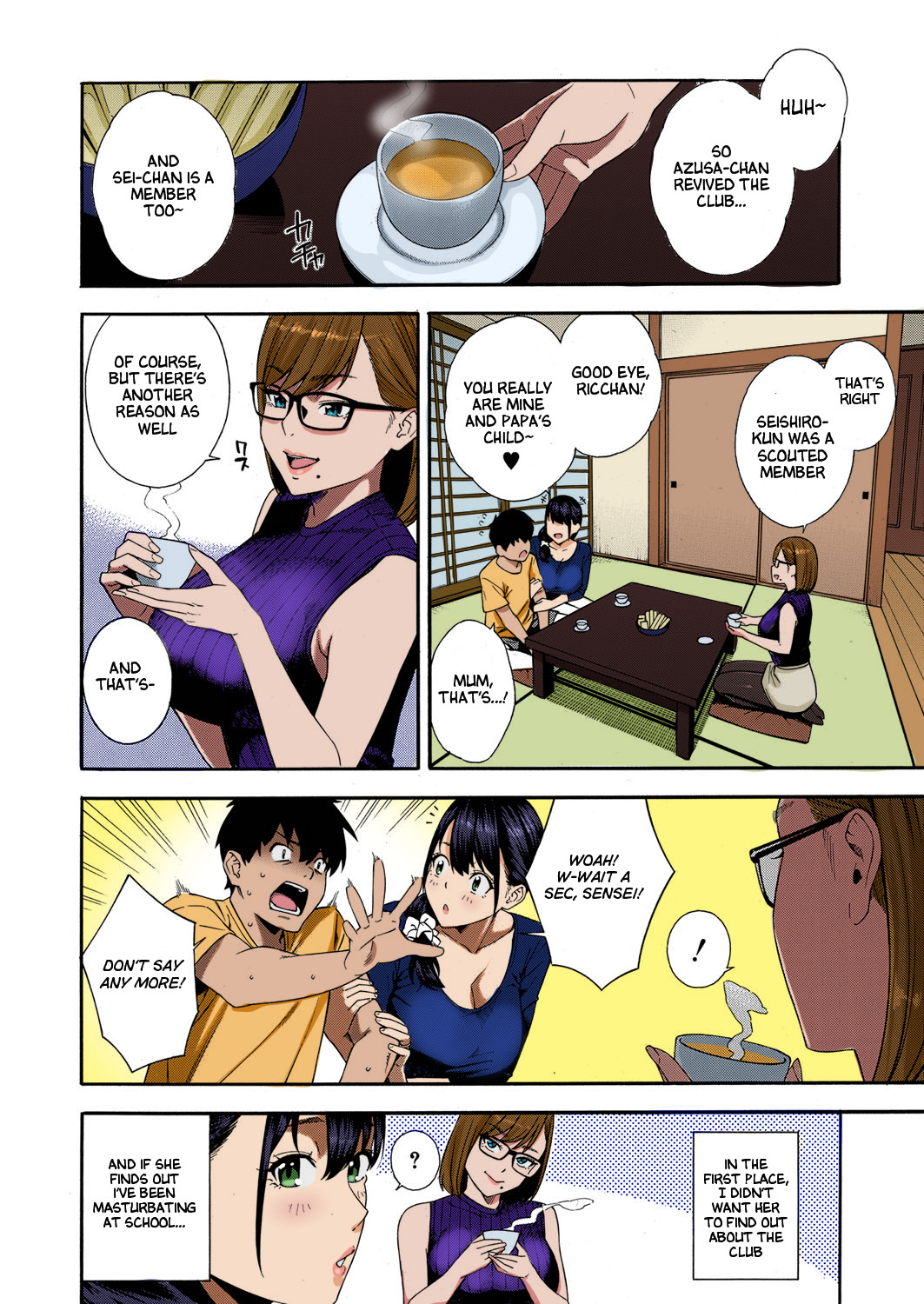 Hentai Manga Comic-Blowjob Research Club-Chapter 4 (Color)-12